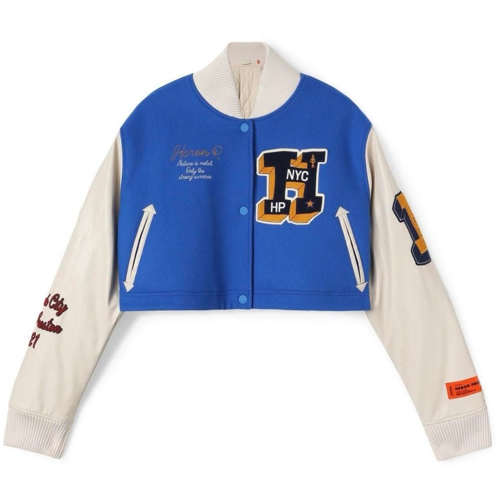 Heron Preston Wool Varsity Jacket